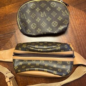Luxury Monogram Brown Waist Bag